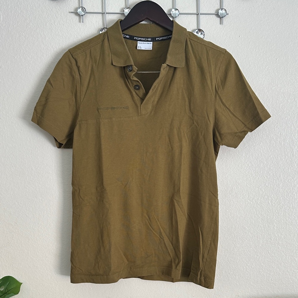 Porsche Design Men's Brown Polo Shirt